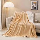 GobekUsa Cozy Sherpa Twin Blanket - Reversible Fleece and Velvet Plush Warm Winter Bed Throw
