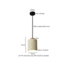 GobekUsa Columnar Micro Cement LED Hanging Lamps | Home Decor Pendant Light