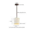 GobekUsa Columnar Micro Cement LED Hanging Lamps | Home Decor Pendant Light