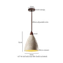 GobekUsa Columnar Micro Cement LED Hanging Lamps | Home Decor Pendant Light