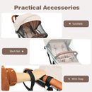 Lightweight Aluminium Frame Baby Stroller with Net by LJGDeals