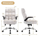 Adjustable Swivel Office Chair with High Back and Flip-up Arm for Home and Office by LJGDeals