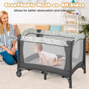 Multi-Functional Baby Playpen with Mattress and Removable Changing Table by LJGDeals