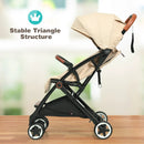 Lightweight Aluminium Frame Baby Stroller with Net by LJGDeals