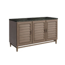 James Martin Portland 60" Double Bathroom Vanity, Whitewashed Walnut
