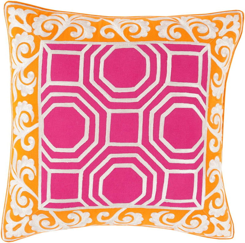 Wevelgem Bright Orange Pillow Cover