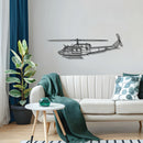 Bell 212 Metal Aircraft Wall Art - NCP0261