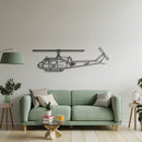 UH-1-MED Huey Metal Aircraft Wall Art - NCP0145 by Navigate Craft