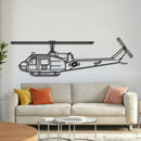 UH-1-MED Huey Metal Aircraft Wall Art - NCP0145 by Navigate Craft