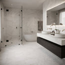 Bella White Honed Marble Tiles 12x12