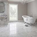 Bella White Polished Marble Tiles 12x12