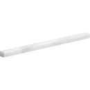 Bella White Polished Pencil Liner Marble Moldings 1/2x12