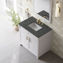 James Martin Bellshire 36" Single Bathroom Vanity, Bright White