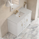 James Martin Bellshire 48" Single Bathroom Vanity, Bright White