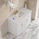 James Martin Bellshire 48" Single Bathroom Vanity, Bright White