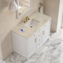 James Martin Bellshire 48" Single Bathroom Vanity, Bright White