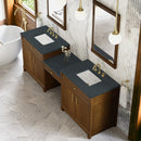 James Martin Bellshire 96" Double Bathroom Vanity, Honey Oak