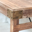 Vintage-Inspired Reclaimed Wood Folding Bench by Decor Steals