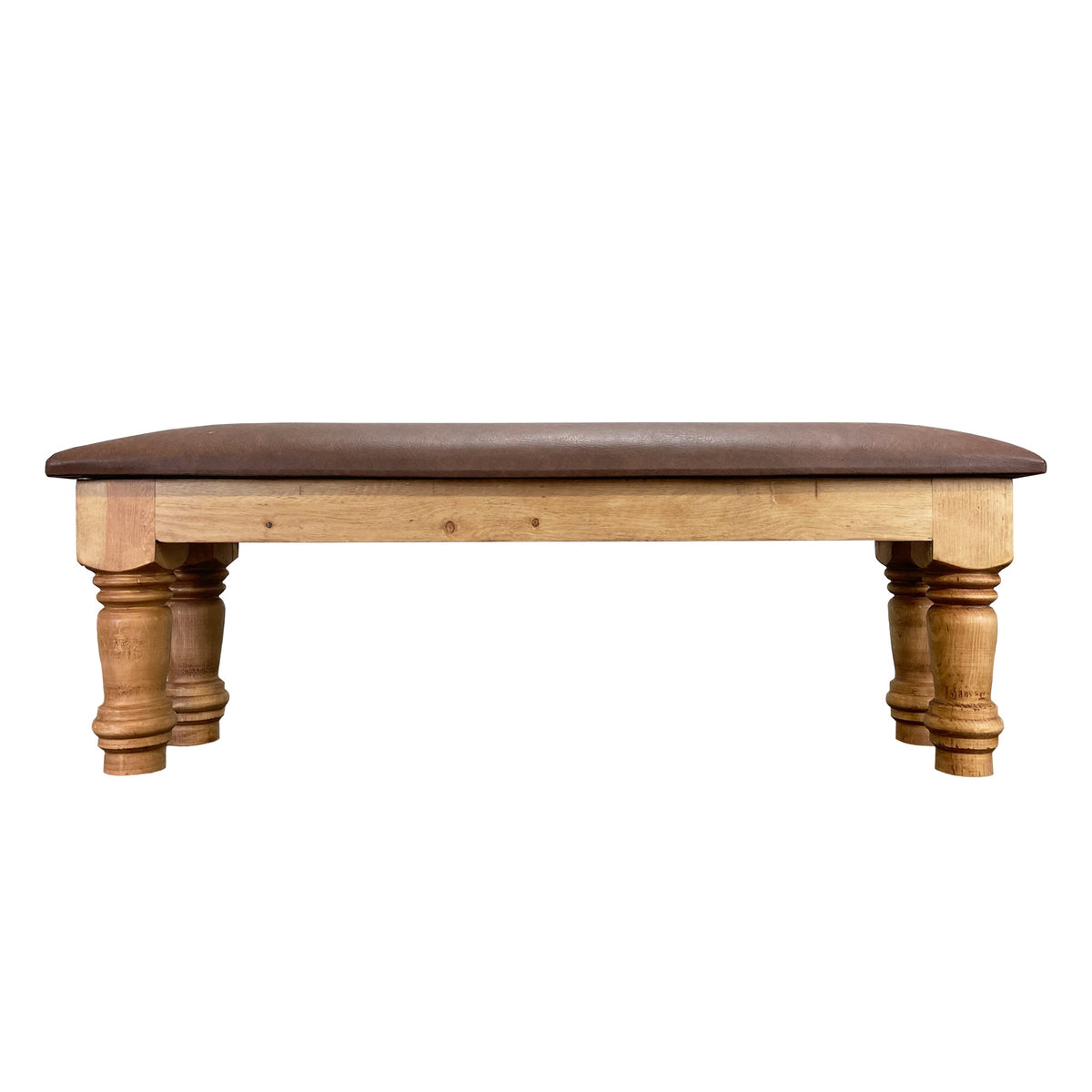 Santa Rita Rustic Bench with Cushion, photo 6 of 8
