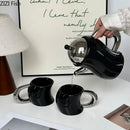 GobekUsa Bending Design Ceramic Coffee Mug for Dining Table and Tea Time
