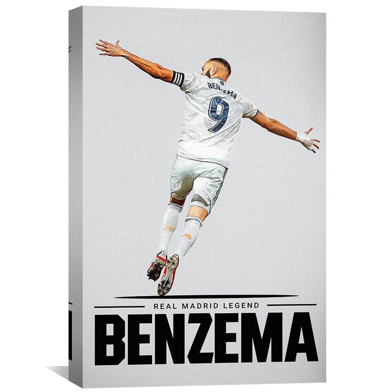 Benzema Goal Canvas