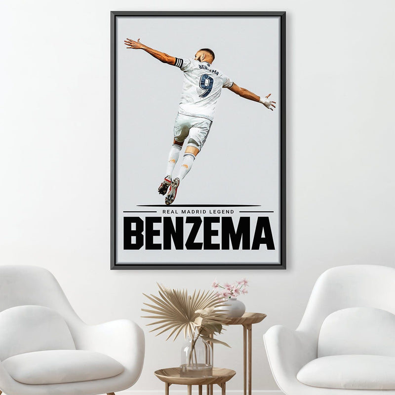 Benzema Goal Canvas