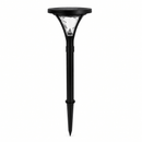 Berkley Jensen Set of 4 Aluminum Solar LED Pathway Lights, 20 Lumens, Graphite Black Finish