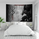 Berserk sacrifice tapestry blue wall hanging bedroom decor by Decorbites