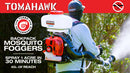 3.7 Gal Turbo Boosted Backpack Mosquito Fogger Leaf Blower for Pest Control