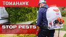 5 Gallon Gas Power Backpack Sprayer with Twin Tip Nozzle for Pesticides by Tomahawk Power