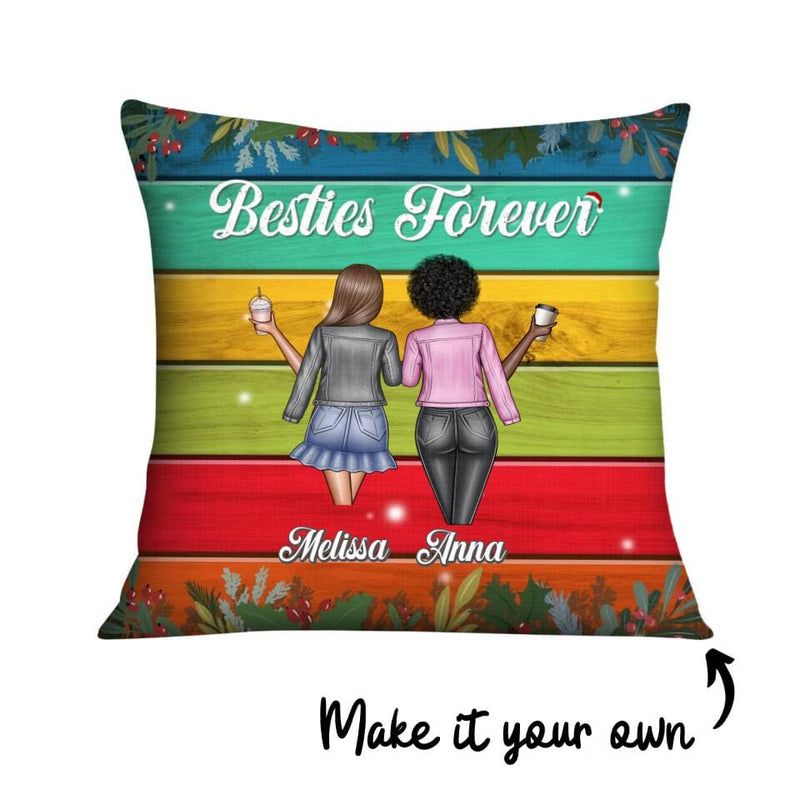 Besties Forever Girlfriends Cushion