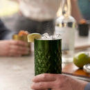Paragon Stainless Steel Highball Tumbler in Satin Green by Viski