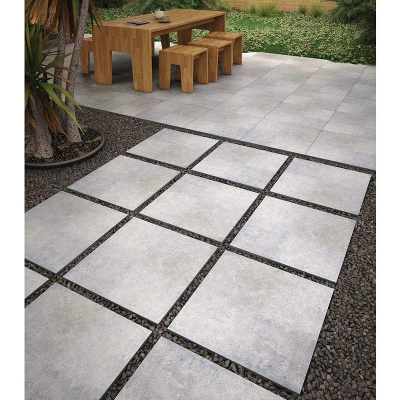 MSI Beton Grey Matte Anti-Slip Porcelain Pavers 24"x24" - Arterra Collection