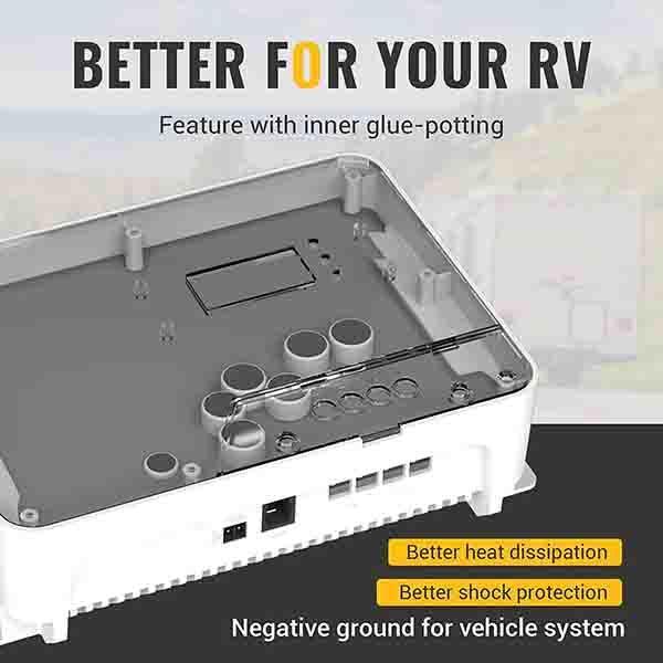 BougeRV 40A MPPT Solar Charge Controller 12V/24V/36V/48V, photo 5 of 8
