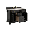 James Martin Brookfield 48" Single Bathroom Vanity, Black Onyx