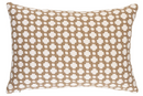 Betwixt Pillow Cover in Biscuit, Schumacher Textiles