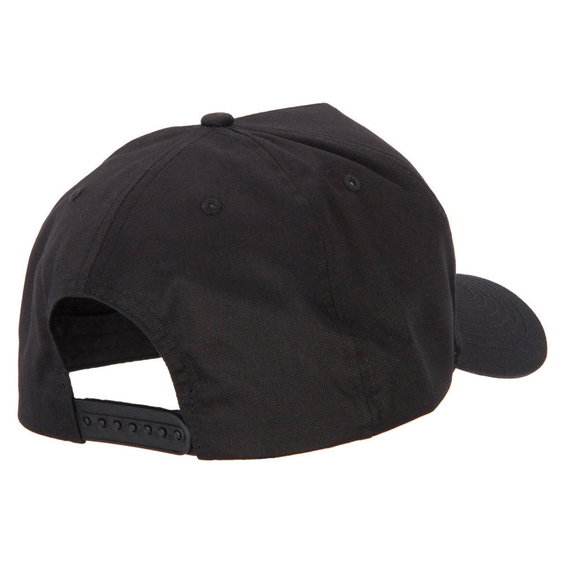 Big Size Solid Cotton Twill 5 Panel High Profile Pro Style Snap Cap