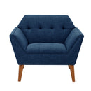 Modern Lounge Chair With Button Tufting