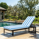 2 Pieces Set Outdoor Lounge Chair Cushion Replacement Patio Furniture Seat by HouseOfZazla