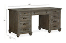 Lancaster - Executive Desk - Dove Tail Gray