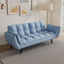 Sofa Soft Two Armrests Throw Pillow Pillow Comfortable Fit Apartment Bedroom Small Space by HouseOfZazla