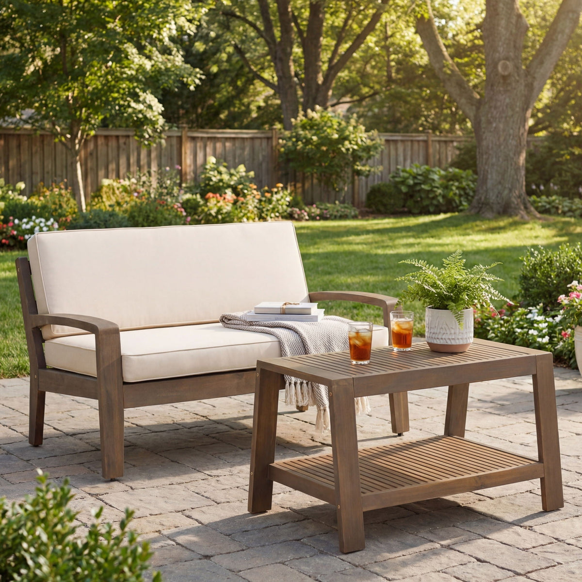 2 Piece Conversation Set, Loveseat & Coffee Table, photo 8 of 12
