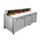 Orikool 72 IN Commercial Refrigerators Sandwich & Salad Prep Table