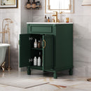 Bathroom Vanity With Top Sink, Cabinet With 2 Soft Closing Doors by Unique Piece Furniture