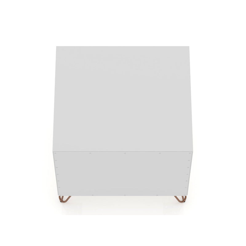 Rockefeller - Nightstand With 2 Drawers - White, photo 10 of 15