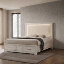 Colorado - Bedroom Set With Upholstered LED Headboard by HouseOfZazla