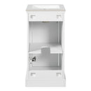 Bathroom Vanity With Sink, Soft Close Door, Adjustable Shelf, Freestanding Single Unit - White by HouseOfZazla