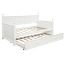 Twin Size Daybed & Twin Size Trundle - White by HouseOfZazla