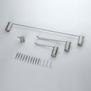 4 Piece Stainless Steel Bathroom Towel Rack Set Wall Mount Bathroom Accessories