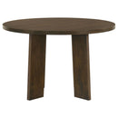 Strouse 5-piece Dining Set Cream and Walnut